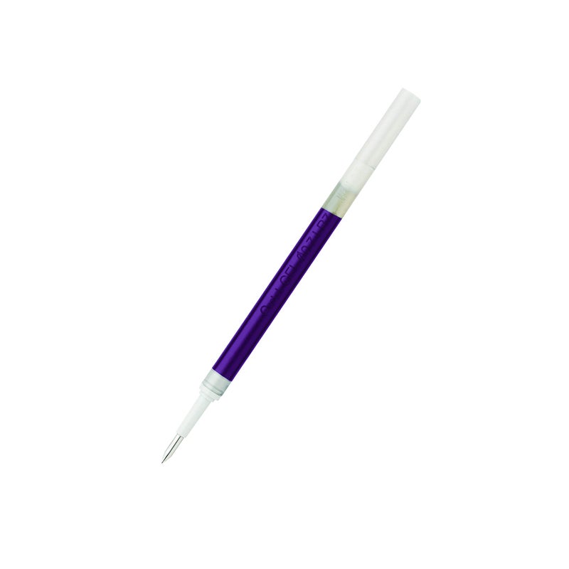 Pentel Refill Ink for EnerGel Liquid Gel Pen, (0.7mm), Metal Tip, Violet Ink, Box of 12 (LR7-V) - Image 1